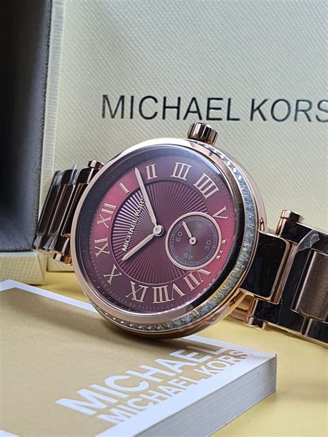 michael kors mk6086 skylar rose gold tone 